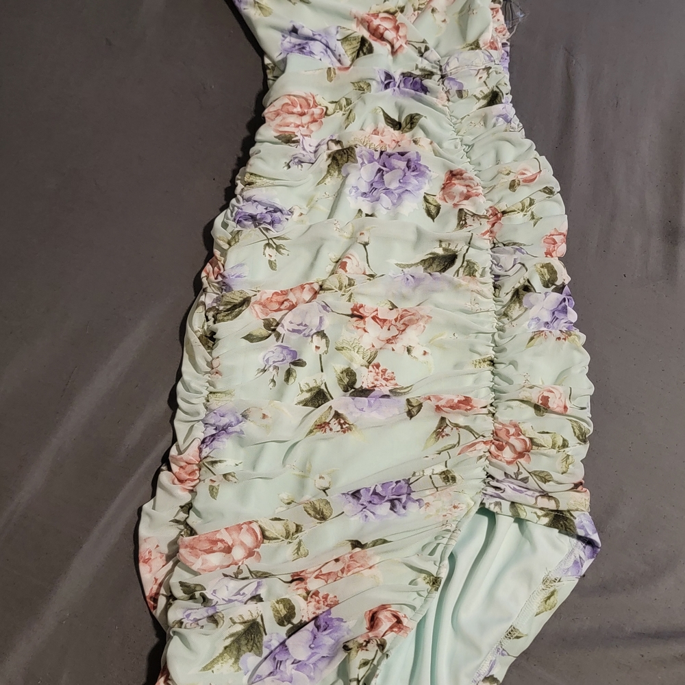 Windsor Mint Floral Dress